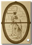 Hutchins Hall interior window by University of Michigan Law School